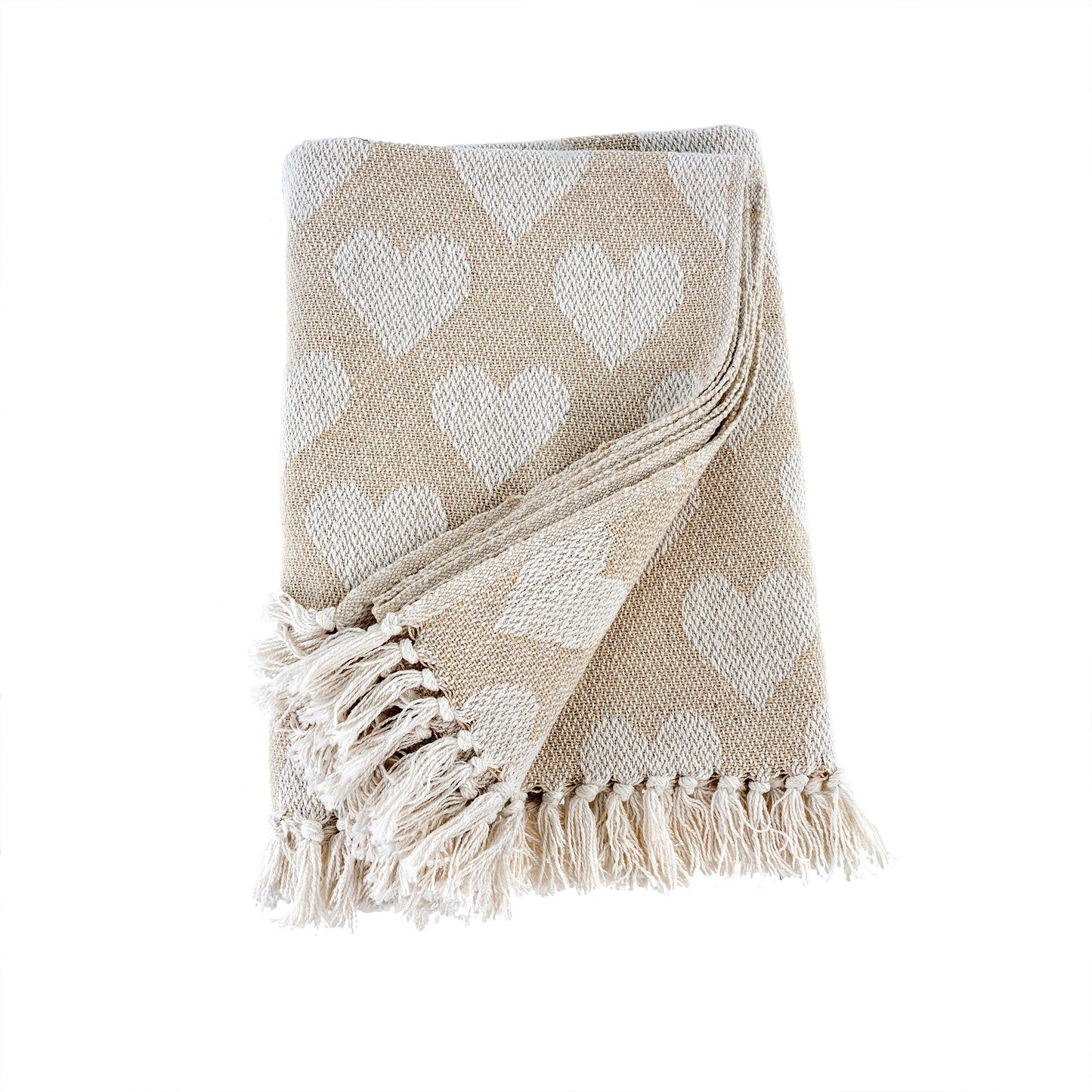 Heart Throw – White