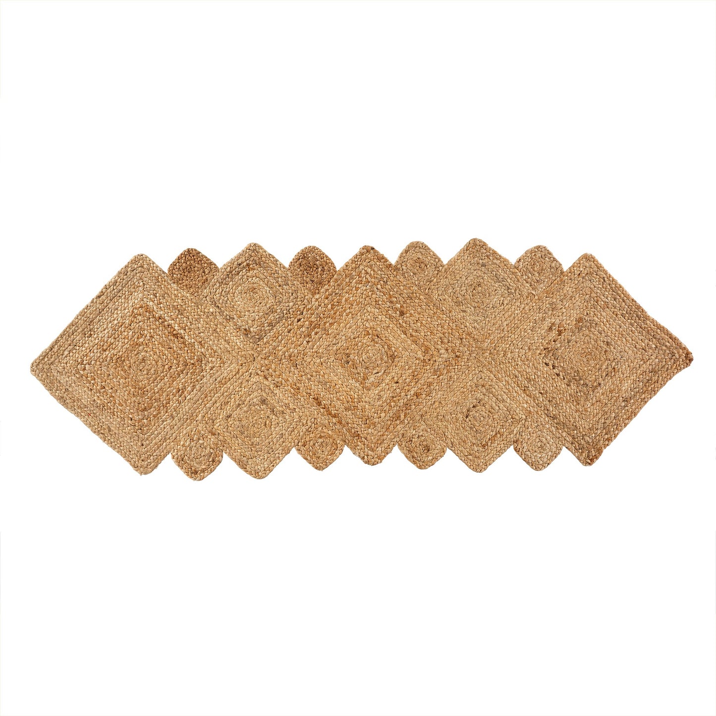 Dream of Diamonds Jute Rug 2×4.5