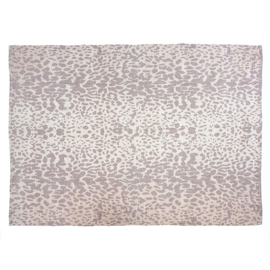 Leopard Chenille Rug 5×7