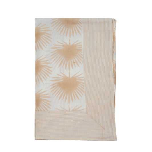 Paradise Palm Table Cloth, Sand