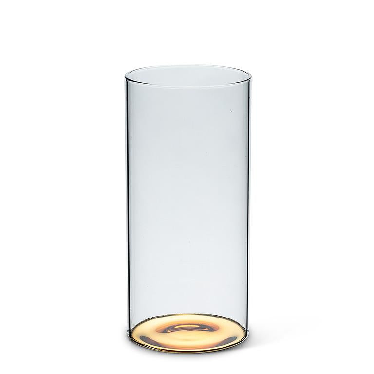 Highball with Gold Metallic Base