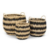 Wide Zigzag Baskets – Medium