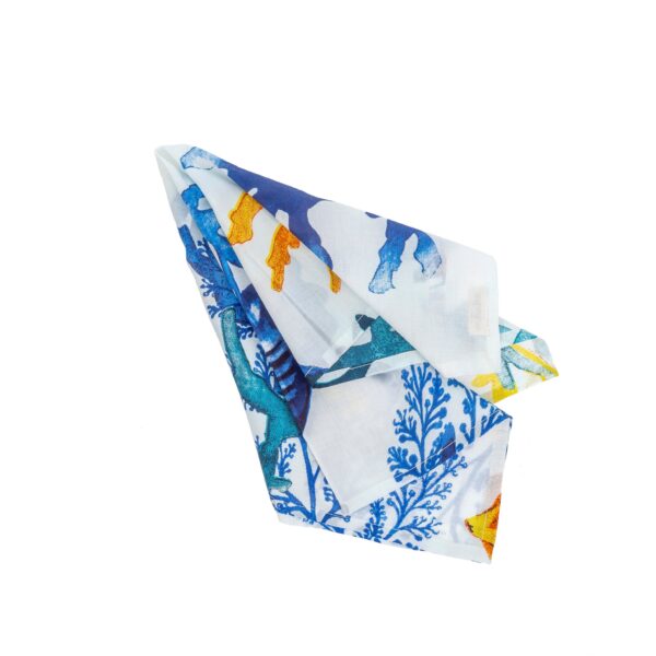 Coral Reef Napkin, Blue – Set of 6
