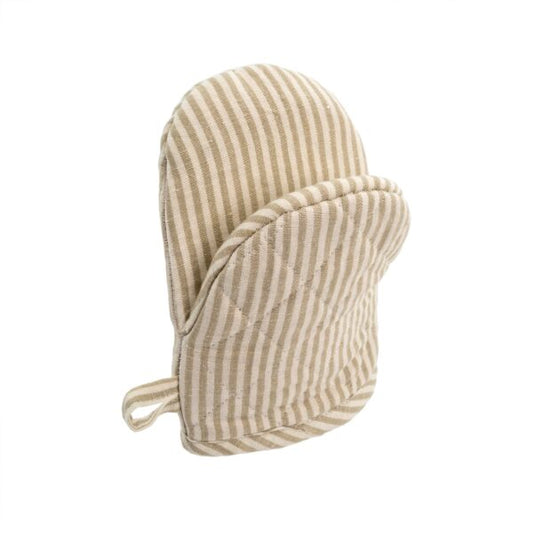 French Linen Oven Mitt – Taupe