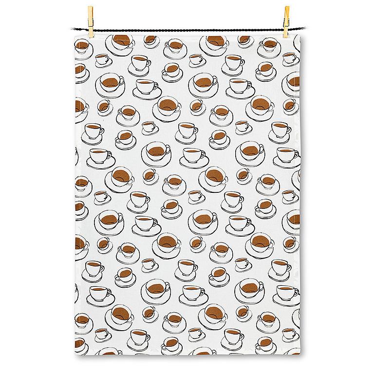Teacups Kitchen Towel
