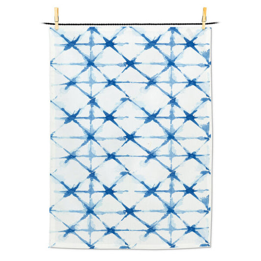 Shibori Tie Dye Tea Towel