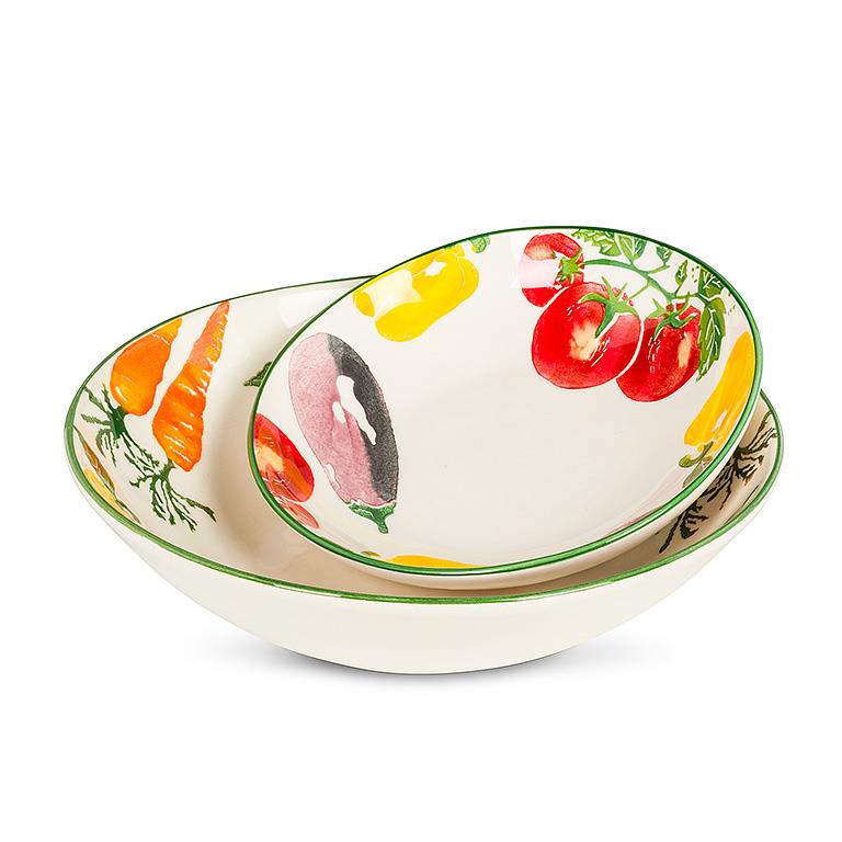 Colourful Veggies Small Coupe Bowl