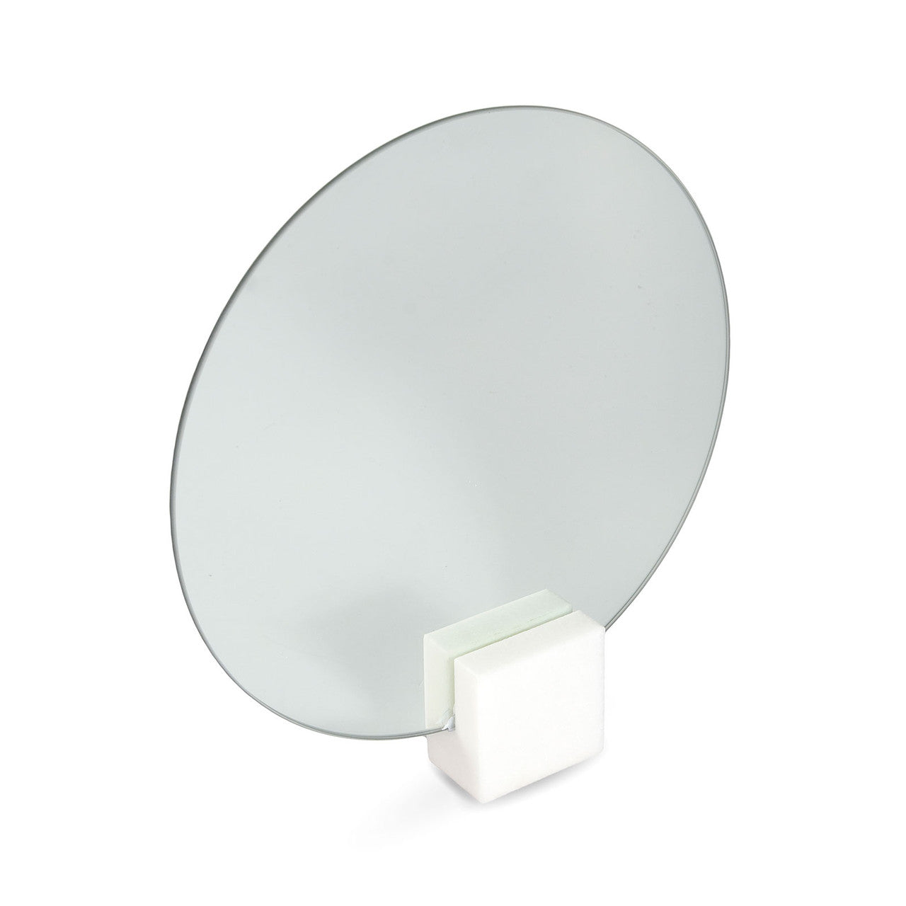 Moon Marble Mirror – White
