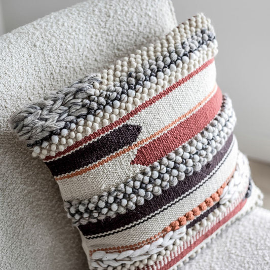 Bohemian Macrame Cushion – Multi