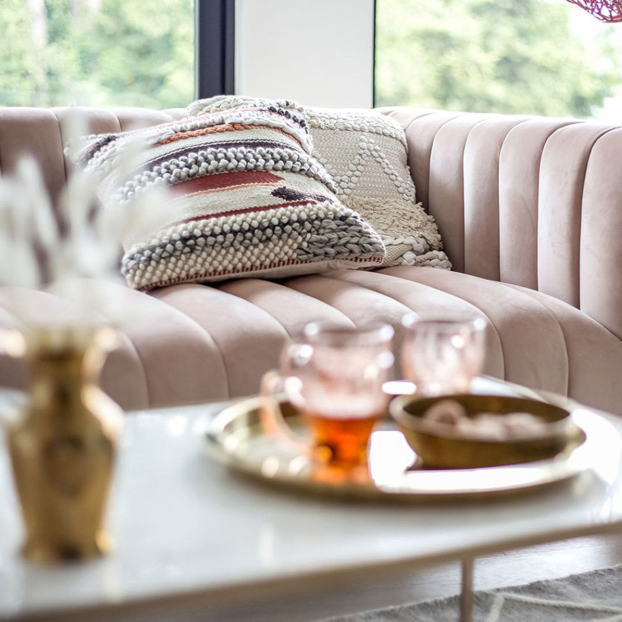 Bohemian Macrame Cushion – Multi