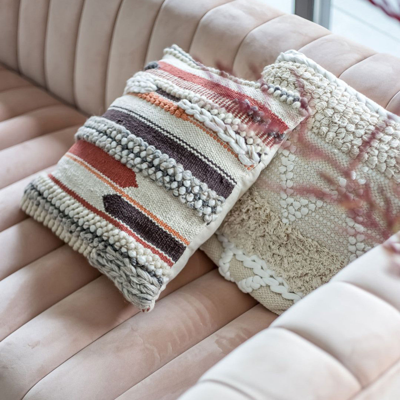 Bohemian Macrame Cushion – Multi