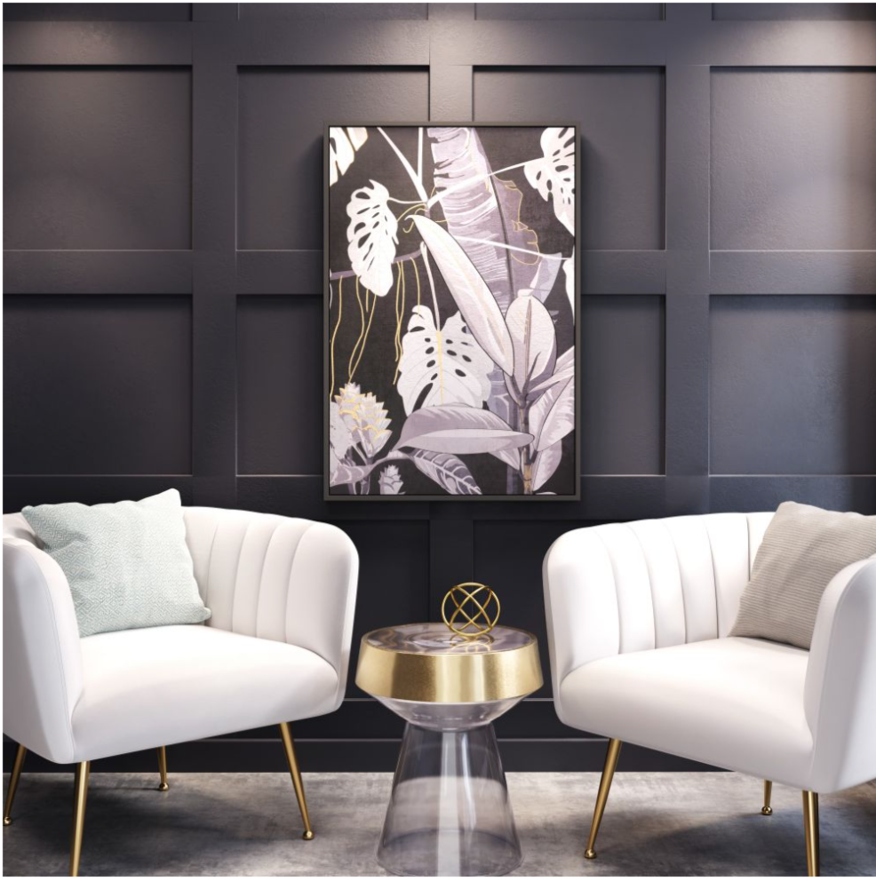 Contrast Fauna Canvas Wall Art Multicolor