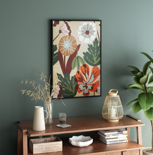 Park and Rec Canvas Wall Art Multicolor