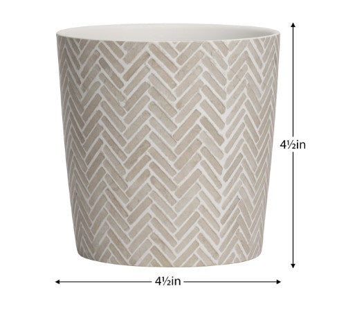 Bergen Herringbone Planter