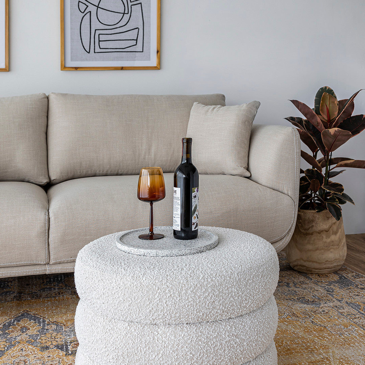 Freckles Tray Round Large