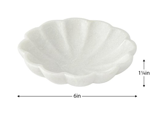 Marble Flower Soap/Jewelry Dish