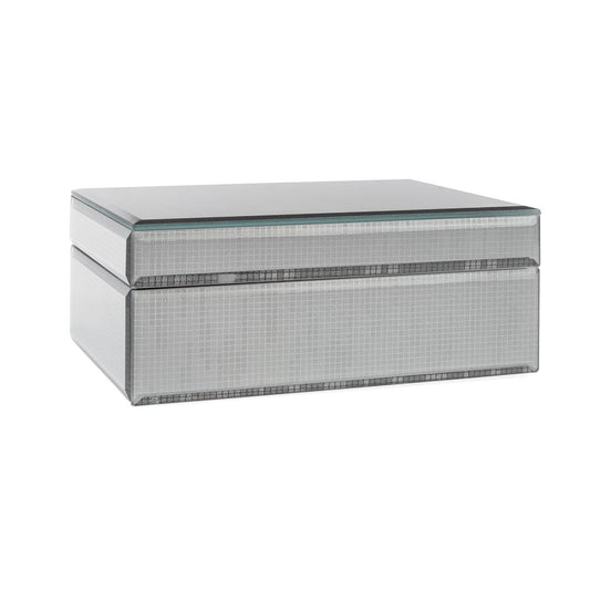 Pixel Glass Mirror 7.5 x 6″ Rectangle Jewelry Storage Box