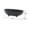 Talua Aluminum Footed Boat Bowl