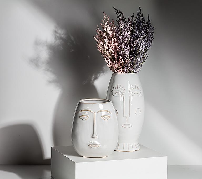 NATURA MODERN FACE VASE