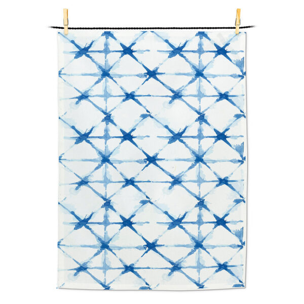 Shibori Tie Dye Tea Towel