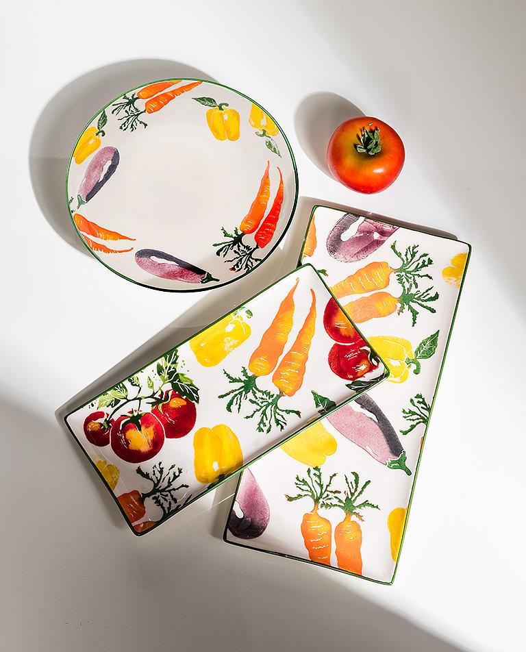 Colourful Veggies Small Coupe Bowl