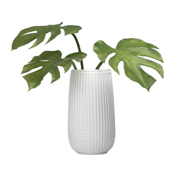 Aurora Ribbed Dot Ceramic Vase
