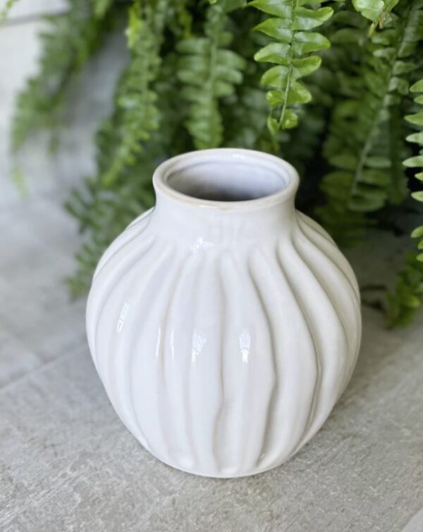 CERA Vase Textured – Round