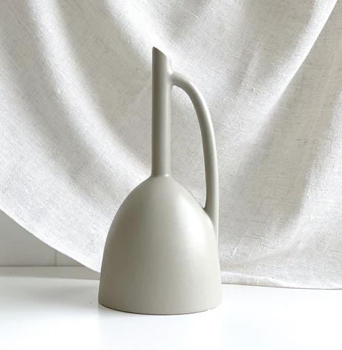Jena Vase Ceramic – White