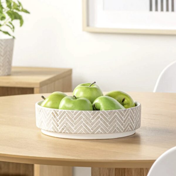 Bergen Herringbone 9d” Ceramic Bowl