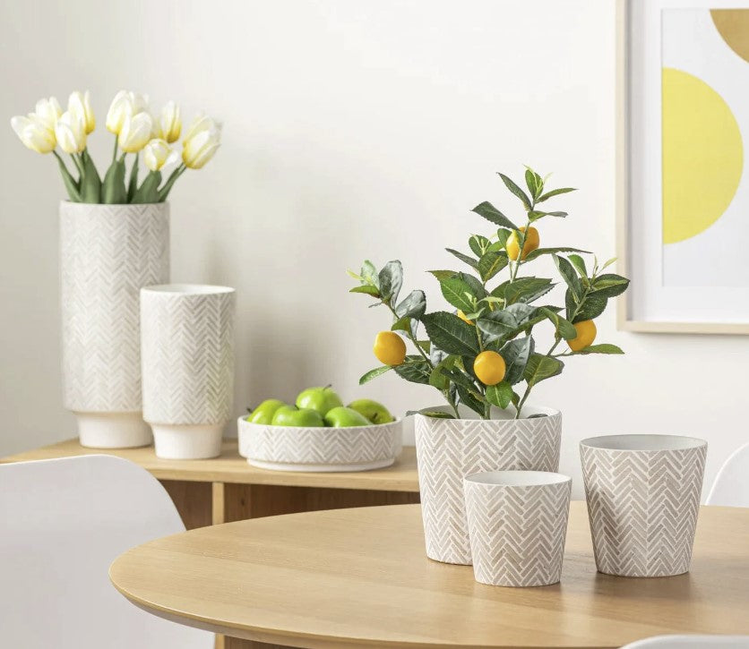 Bergen Herringbone 9d” Ceramic Bowl