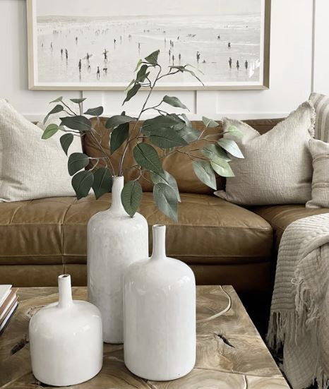 White Lotus Vase – Medium