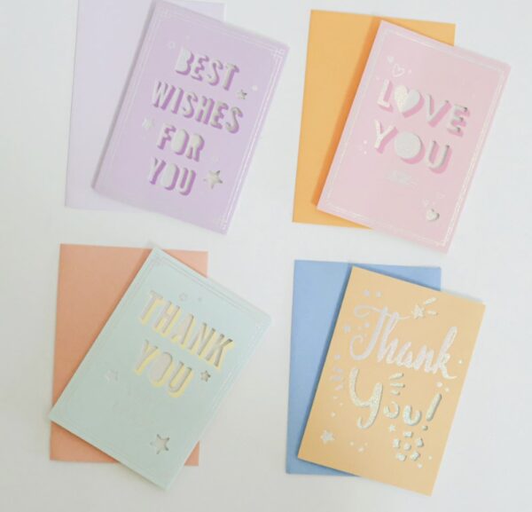 Thank You Glitter Card